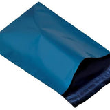 METALLIC BLUE - MAILING BAGS PLASTIC POLYTHENE MAIL POLY BAGS (60 MICRON/240 GAUGE) STRONG SELF SEAL