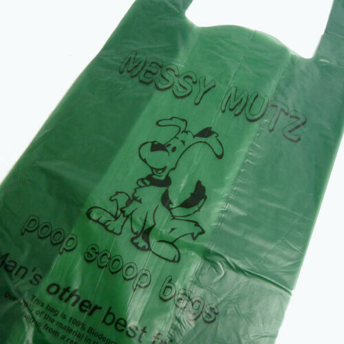 DOG WASTE POO POOP BAGS - STRONG & BIODEGRADABLE (20mu Thick)