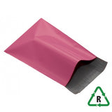 7" x 10"  (178mm x 255mm)  PINK - MAILING BAGS PLASTIC POLYTHENE MAIL POLY BAGS (60 MICRON/240 GAUGE) STRONG SELF SEAL