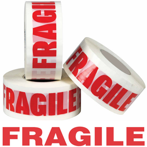 FRAGILE PRINTED STRONG PARCEL PACKAGING TAPE 48mm x 66m