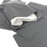 (GM-04) - 4" x 6" (100mm x 150mm) GREY MAILING POST MAIL POSTAGE BAGS POLY SELF SEAL
