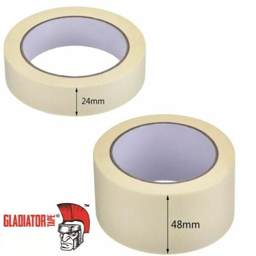 MASKING TAPE FOR DIY PAINTING DECORATING ARTS & CRAFTS -  48mm x 50m Rolls